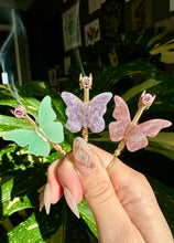 Load image into Gallery viewer, crystal butterfly smoke ring ♡ *handmade for you*