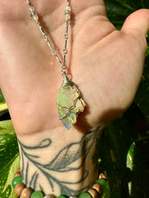 Load image into Gallery viewer, ♡one of one♡ raw opal necklace in sterling silver *