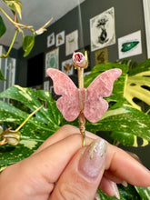 Load image into Gallery viewer, crystal butterfly smoke ring ♡ *handmade for you*