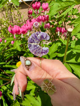 Load image into Gallery viewer, 🌈 crystal moon ♡ smoke ring ♡       *handmade for you*