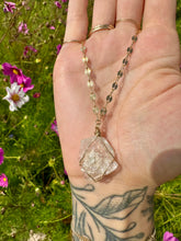 Load image into Gallery viewer, *one of one* raw quartz necklace 14k gold fill