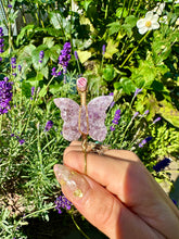 Load image into Gallery viewer, crystal butterfly smoke ring ♡ *handmade for you*