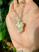 Load image into Gallery viewer, NEW ♡one of one♡ raw opal necklace sterling silver