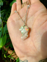 Load image into Gallery viewer, ♡one of one♡ raw opal necklace sterling silver