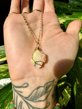 Load image into Gallery viewer, ♡one of one♡ raw opal necklace in 14k gold *