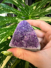 Load image into Gallery viewer, raw amethyst druzy- self standing 1