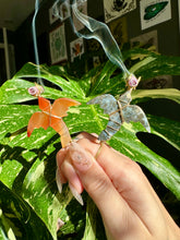 Load image into Gallery viewer, crystal dragon smoke ring ♡ *pre-order*