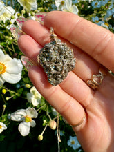 Load image into Gallery viewer, *one of one*♡ raw pyrite necklace gold