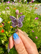 Load image into Gallery viewer, crystal butterfly smoke ring ♡ *handmade for you*