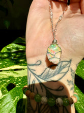 Load image into Gallery viewer, ♡one of one♡ raw opal necklace in sterling silver ***