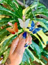 Load image into Gallery viewer, crystal butterfly smoke ring ♡ *handmade for you*