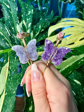 Load image into Gallery viewer, crystal butterfly smoke ring ♡ *handmade for you*