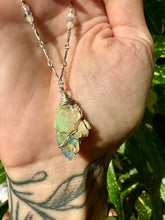 Load image into Gallery viewer, ♡one of one♡ raw opal necklace in sterling silver *