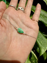 Load image into Gallery viewer, jade leaf &amp; moonstone necklace - made for you in sterling silver or gold