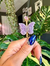 Load image into Gallery viewer, crystal butterfly smoke ring ♡ *handmade for you*