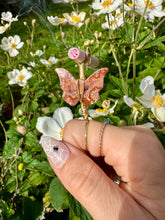 Load image into Gallery viewer, little crystal butterfly smoke ring ♡