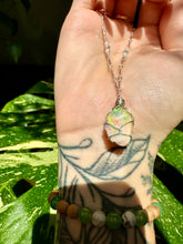 Load image into Gallery viewer, ♡one of one♡ raw opal necklace in sterling silver ***