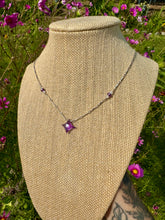Load image into Gallery viewer, amethyst &amp; moonstone sparkle necklace
