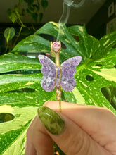 Load image into Gallery viewer, crystal butterfly smoke ring ♡ *handmade for you*