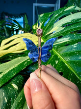 Load image into Gallery viewer, crystal butterfly smoke ring ♡ *handmade for you*