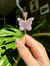 Load image into Gallery viewer, crystal butterfly smoke ring ♡ *handmade for you*