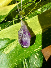 Load image into Gallery viewer, ♡one of one♡ raw amethyst necklace sterling silver