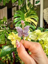 Load image into Gallery viewer, crystal butterfly smoke ring ♡ *handmade for you*