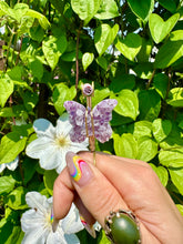 Load image into Gallery viewer, crystal butterfly smoke ring ♡ *handmade for you*