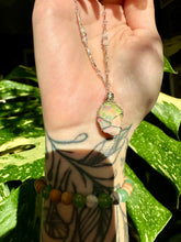 Load image into Gallery viewer, ♡one of one♡ raw opal necklace in sterling silver ***