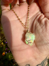 Load image into Gallery viewer, ♡one of one♡ raw opal necklace in 14k gold *