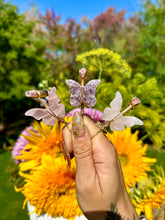 Load image into Gallery viewer, crystal butterfly smoke ring ♡ *handmade for you*