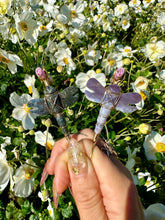 Load image into Gallery viewer, dragonfly crystal smoke ring ♡ **pre-order** ♡