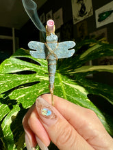 Load image into Gallery viewer, dragonfly crystal smoke ring ♡ **pre-order**