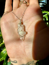 Load image into Gallery viewer, ♡one of one♡ raw quartz necklace sterling silver