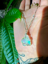 Load image into Gallery viewer, ♡one of one♡ raw opal necklace sterling silver