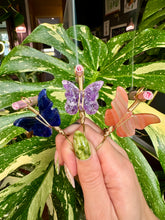 Load image into Gallery viewer, crystal butterfly smoke ring ♡ *handmade for you*