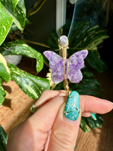 Load image into Gallery viewer, crystal butterfly smoke ring ♡ *handmade for you*