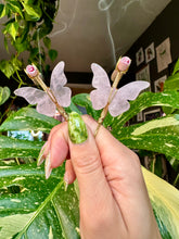 Load image into Gallery viewer, crystal butterfly smoke ring ♡ *handmade for you*