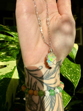 Load image into Gallery viewer, ♡one of one♡ raw opal necklace in sterling silver ***