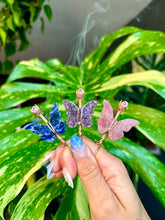 Load image into Gallery viewer, crystal butterfly smoke ring ♡ *handmade for you*