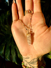 Load image into Gallery viewer, ♡one of one♡ fairy quartz necklace 14k gold