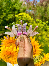 Load image into Gallery viewer, crystal butterfly smoke ring ♡ *handmade for you*