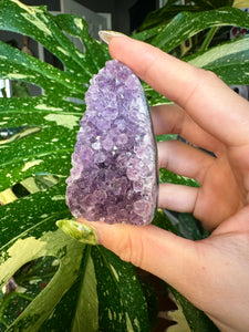 raw amethyst druzy- self standing 2