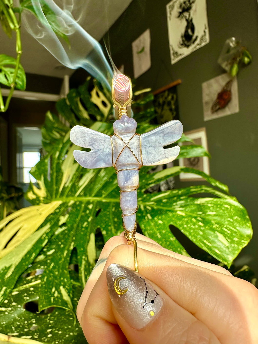 dragonfly crystal smoke ring ♡ **pre-order** ♡