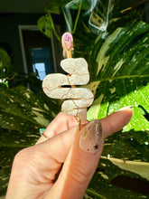 Load image into Gallery viewer, crystal snake smoke ring ♡ *handmade for you*