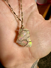 Load image into Gallery viewer, NEW ♡one of one♡ raw opal necklace 14k gold