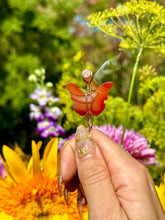 Load image into Gallery viewer, little crystal butterfly smoke ring ♡ **pre-order** ♡