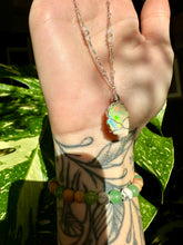 Load image into Gallery viewer, ♡one of one♡ raw opal necklace in sterling silver ***