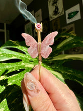 Load image into Gallery viewer, crystal butterfly smoke ring ♡ *handmade for you*
