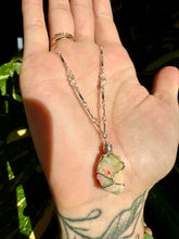Load image into Gallery viewer, ♡one of one♡ raw opal necklace in sterling silver ***